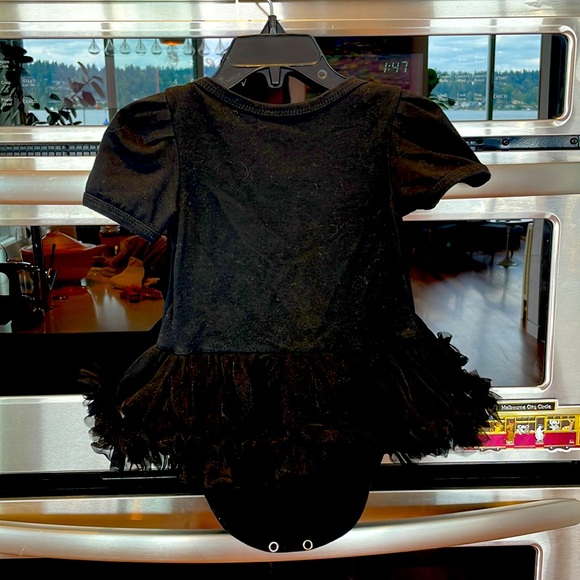 Batman Batgirl baby / toddler full ruffle skirt onesie for Halloween! - Picture 3 of 5